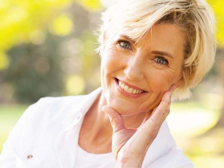 Older woman smiling, scottsdale az