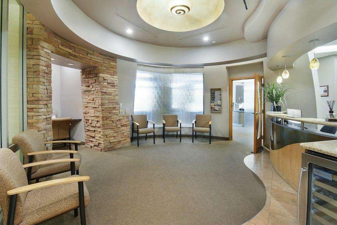 Alternative view of office reception room for scottsdale cosmetic dentistry