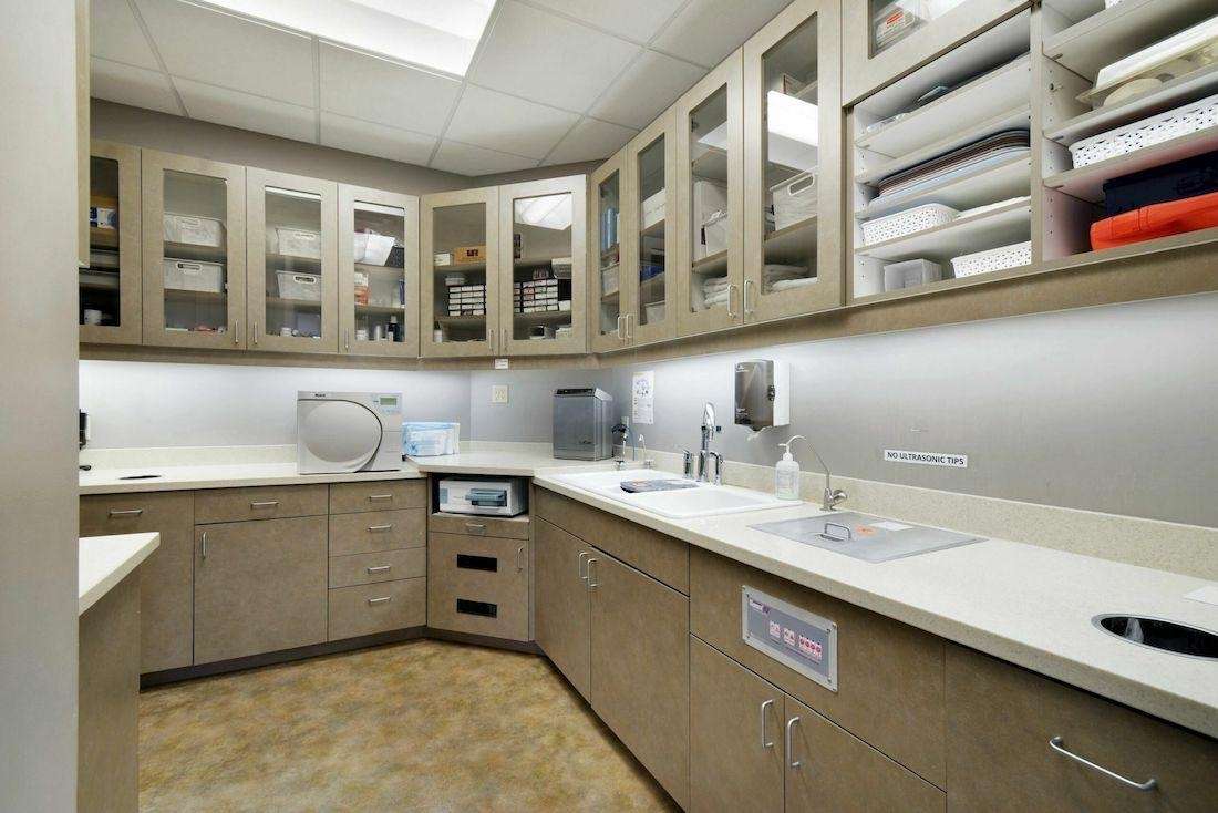 Dental supply and sterilization room of scottsdale cosmetic dentistry
